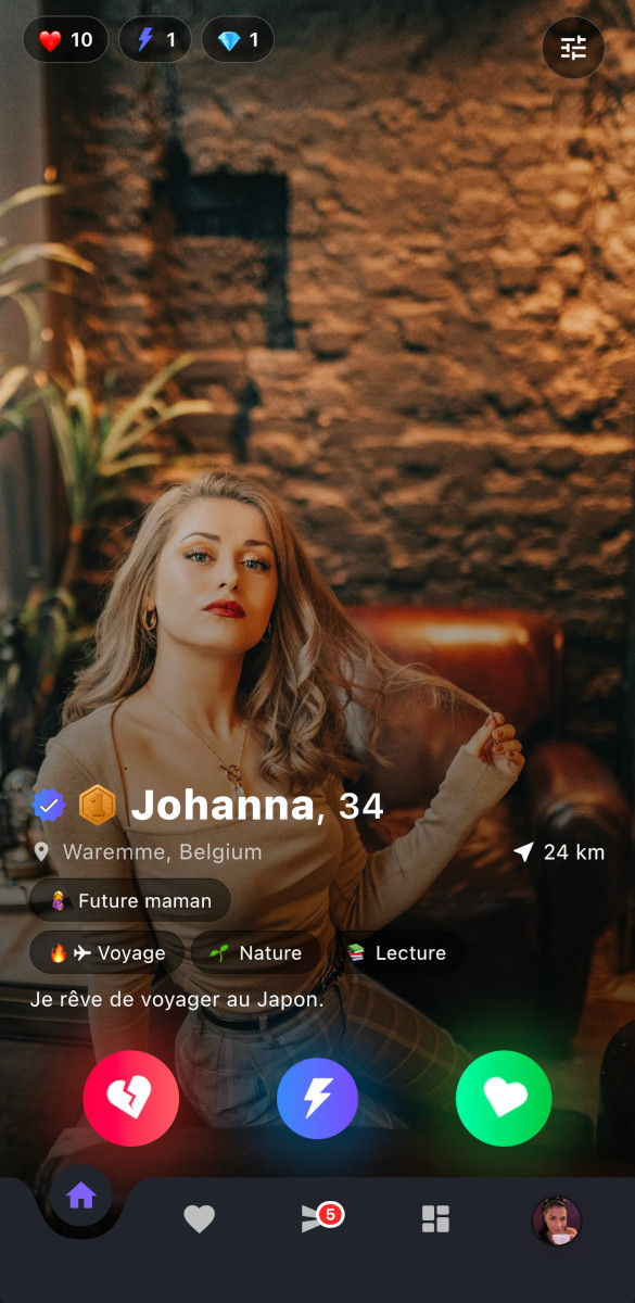 Purple App Screenshot