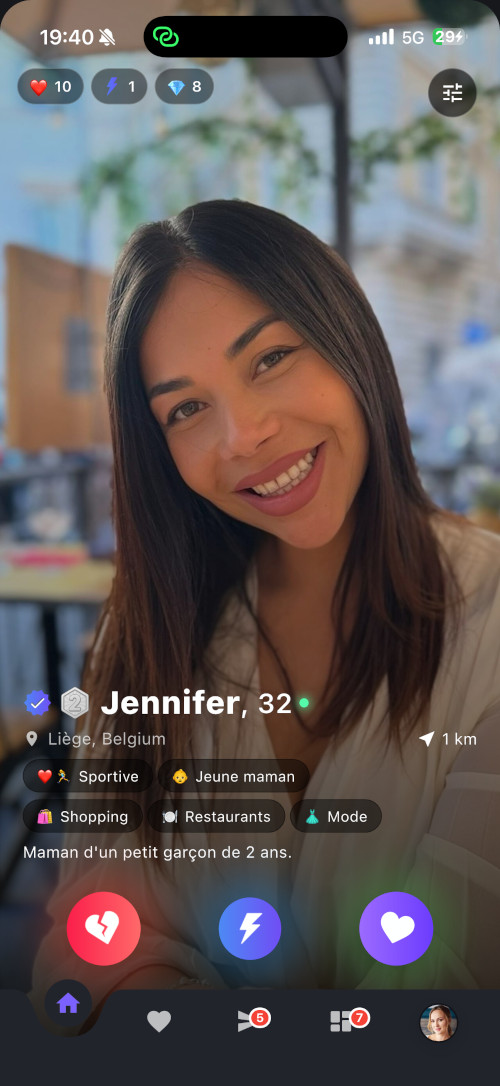 Purple app stories feature
